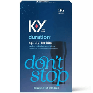 K-Y Duration Spray for Men, 36 Sprays - 16oz